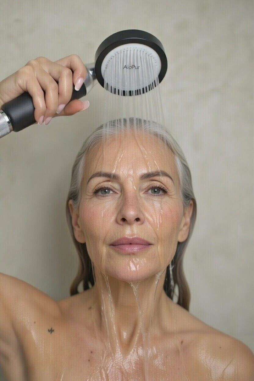 Alopure® - Pommeau de douche filtrant + 3 filtres offerts