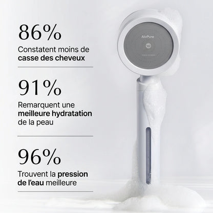 Alopure® - Pommeau de douche filtrant + 3 filtres offerts